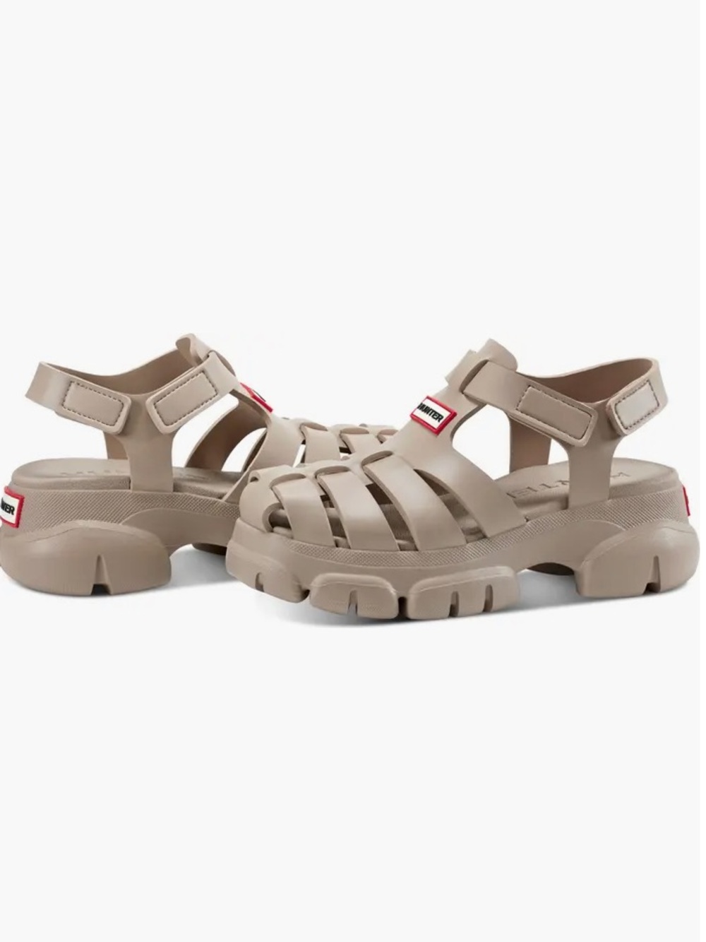Hunter Belah Lug Sole Fisherman Sandal